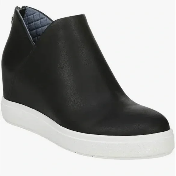 NWOT | DR. SCHOLLS | Madison Hi Wedge Sneaker Bootie | Black | Size 9.5 - Picture 9 of 9